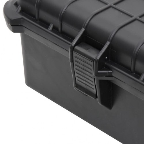 Transportabel flightcase 52 × 40 × 19 cm - PP/ABS - sort