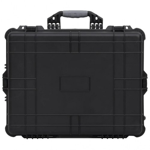 Flightcase med hjul 63×50×23 cm - PP/ABS, sort