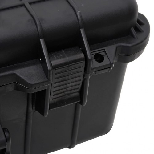 Flightcase med hjul 63×50×23 cm - PP/ABS, sort