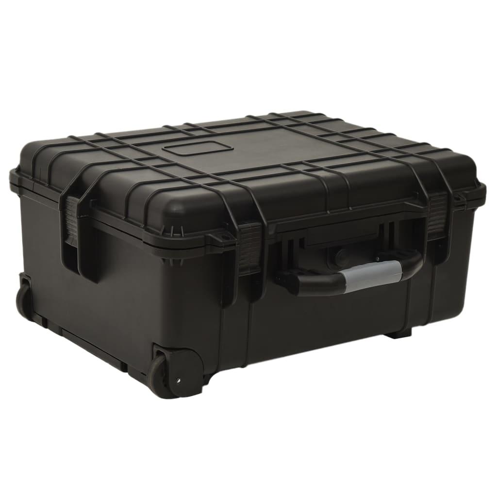Flightcase Med Hjul 58x45x27 Cm Pp Sort