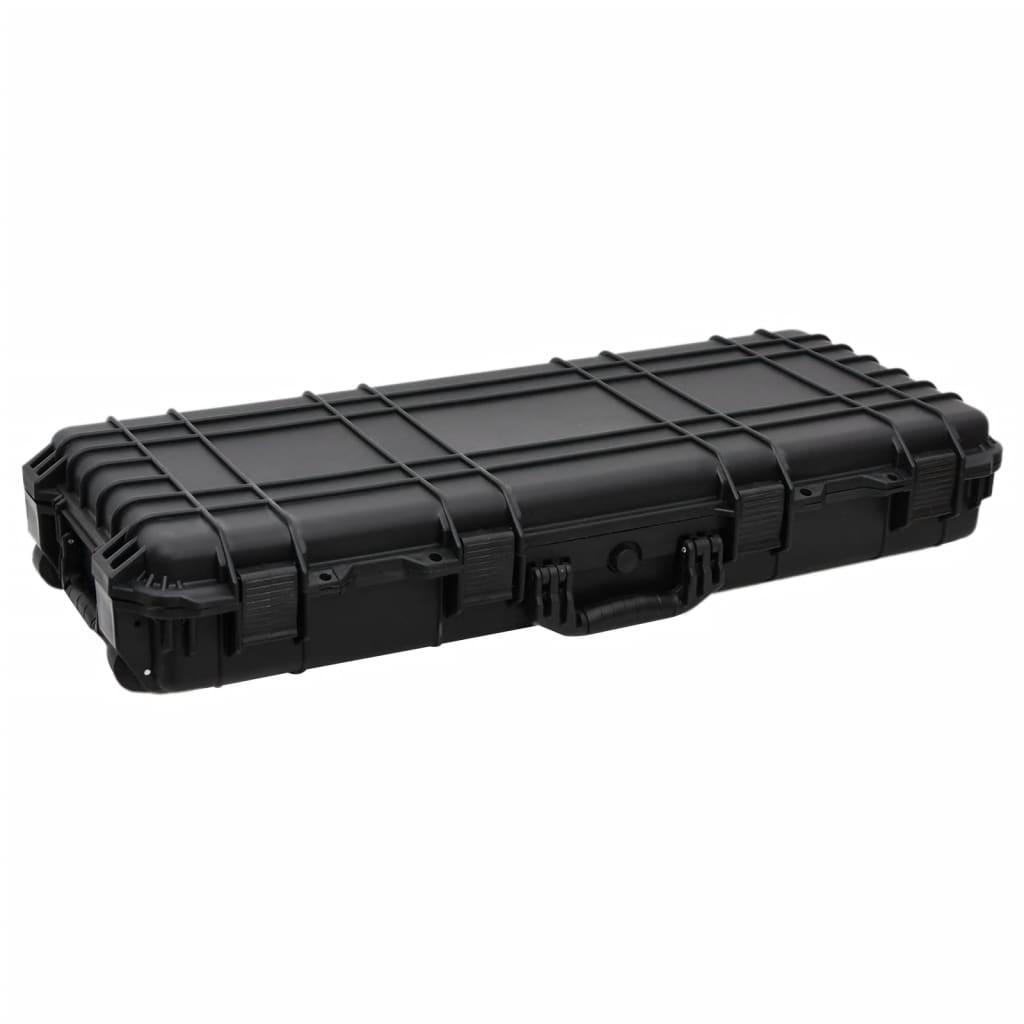 Flightcase med hjul 96x42x16 cm PP sort