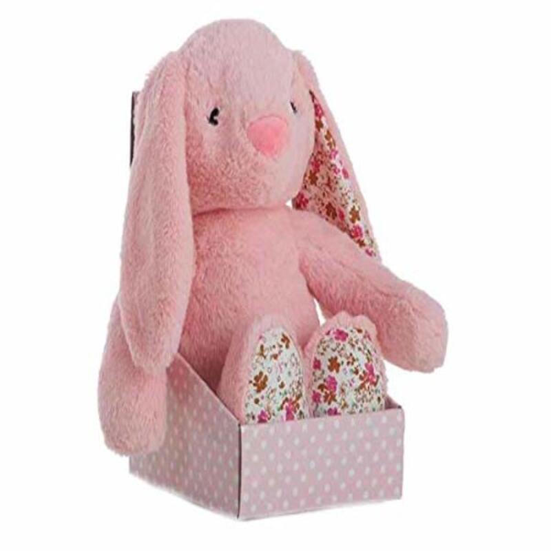 Bamse Flowers Kanin Pink
