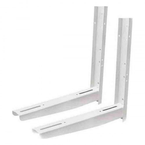 EDM Vægkonsol 66050 - 35,5 × 42 cm, hvid metal