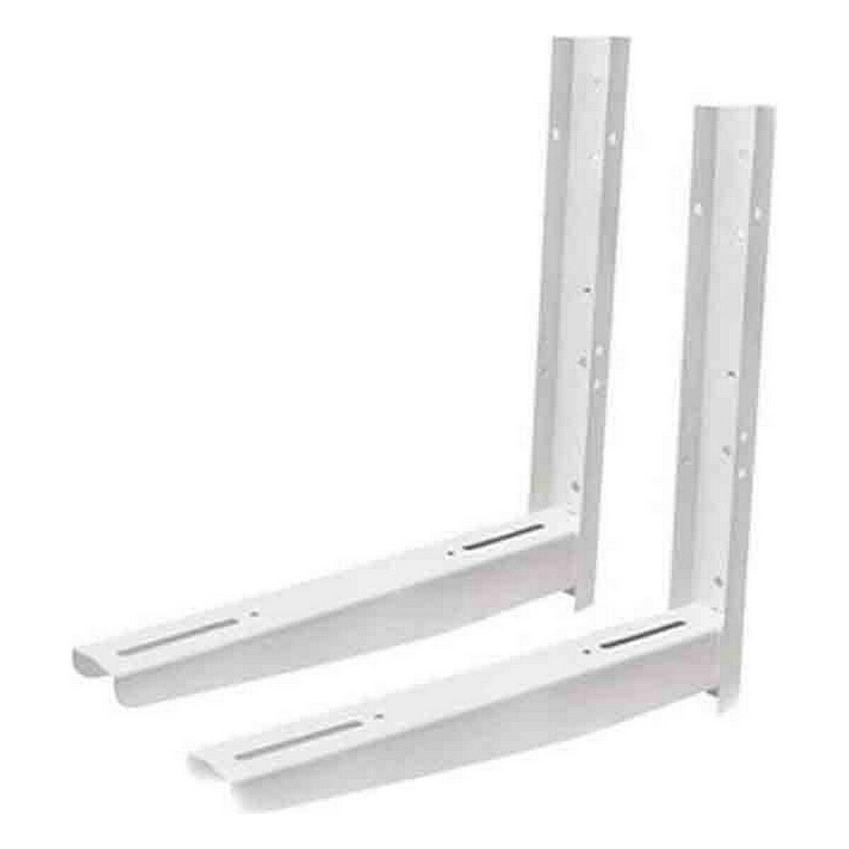 EDM Vægkonsol 66050 - 35,5 × 42 cm, hvid metal