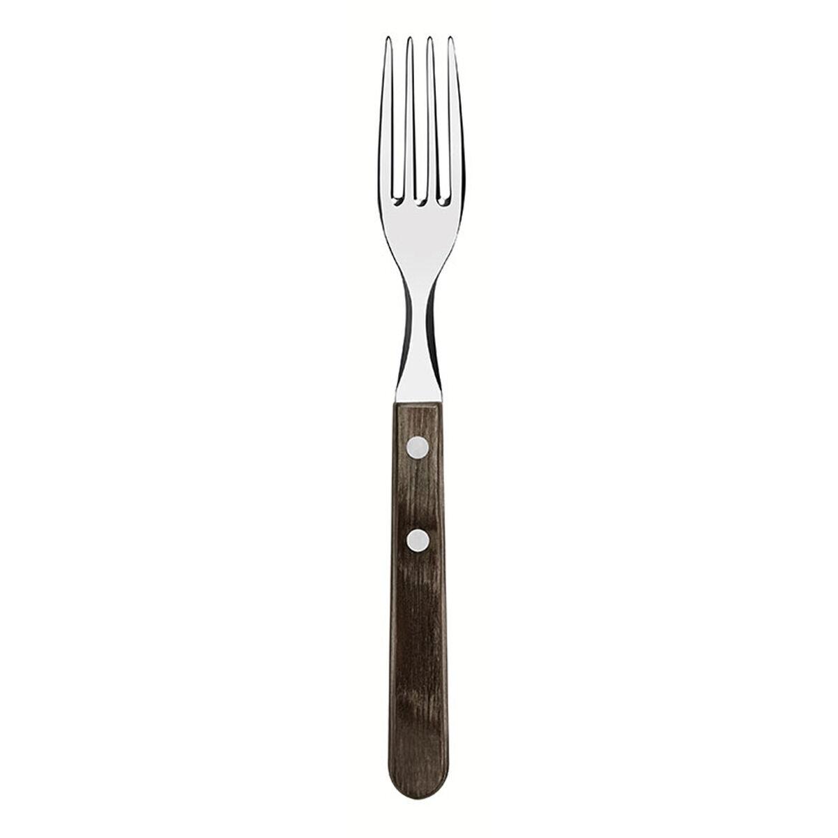 Sæt med Gafler Tramontina Jumbo Polywood Rustfrit stål 6 enheder