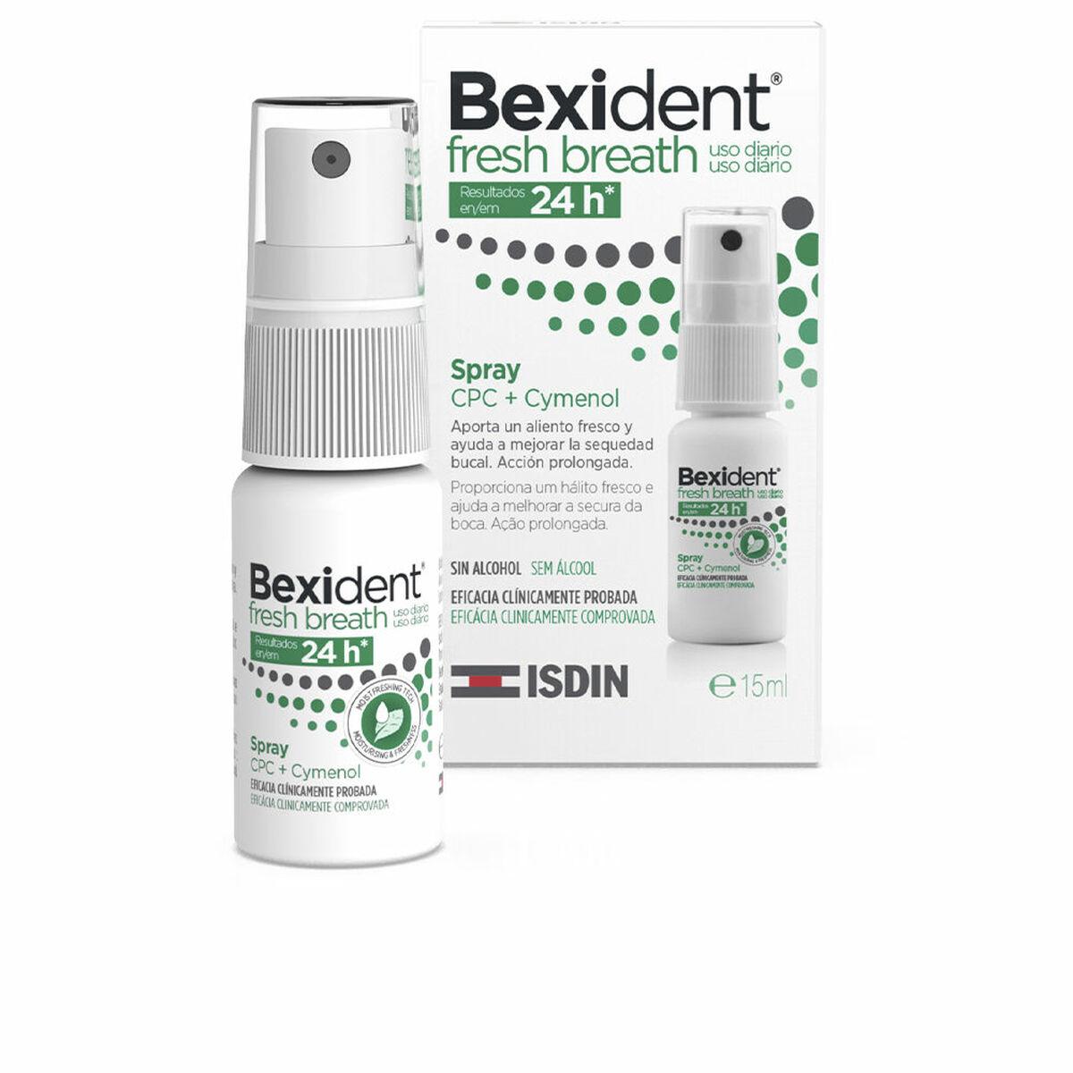 Mundspray Isdin Bexident Fresh Breath 15 ml - daglig brug billede