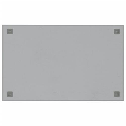 Væghængt magnettavle 80x50 cm hærdet glas hvid