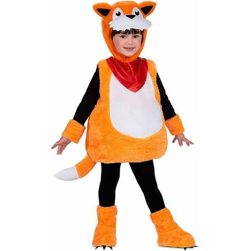 Kostume til børn Ræv 4 Dele 5-6 år