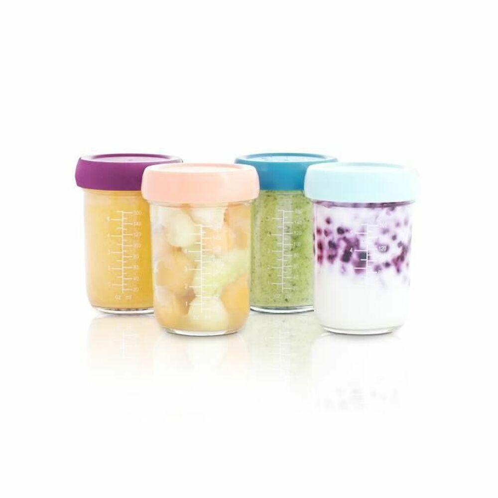 Babymad opbevaringsbøtter Babymoov - lufttætte 4 x 240 ml