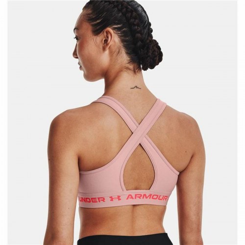 Sports-BH Under Armour Crossback Mid Pink - L