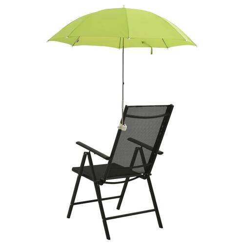 Parasoller til campingstol 2 stk. 105 cm grøn