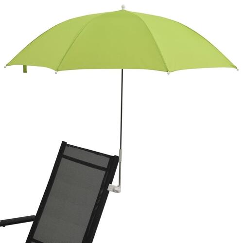 Parasoller til campingstol 2 stk. 105 cm grøn