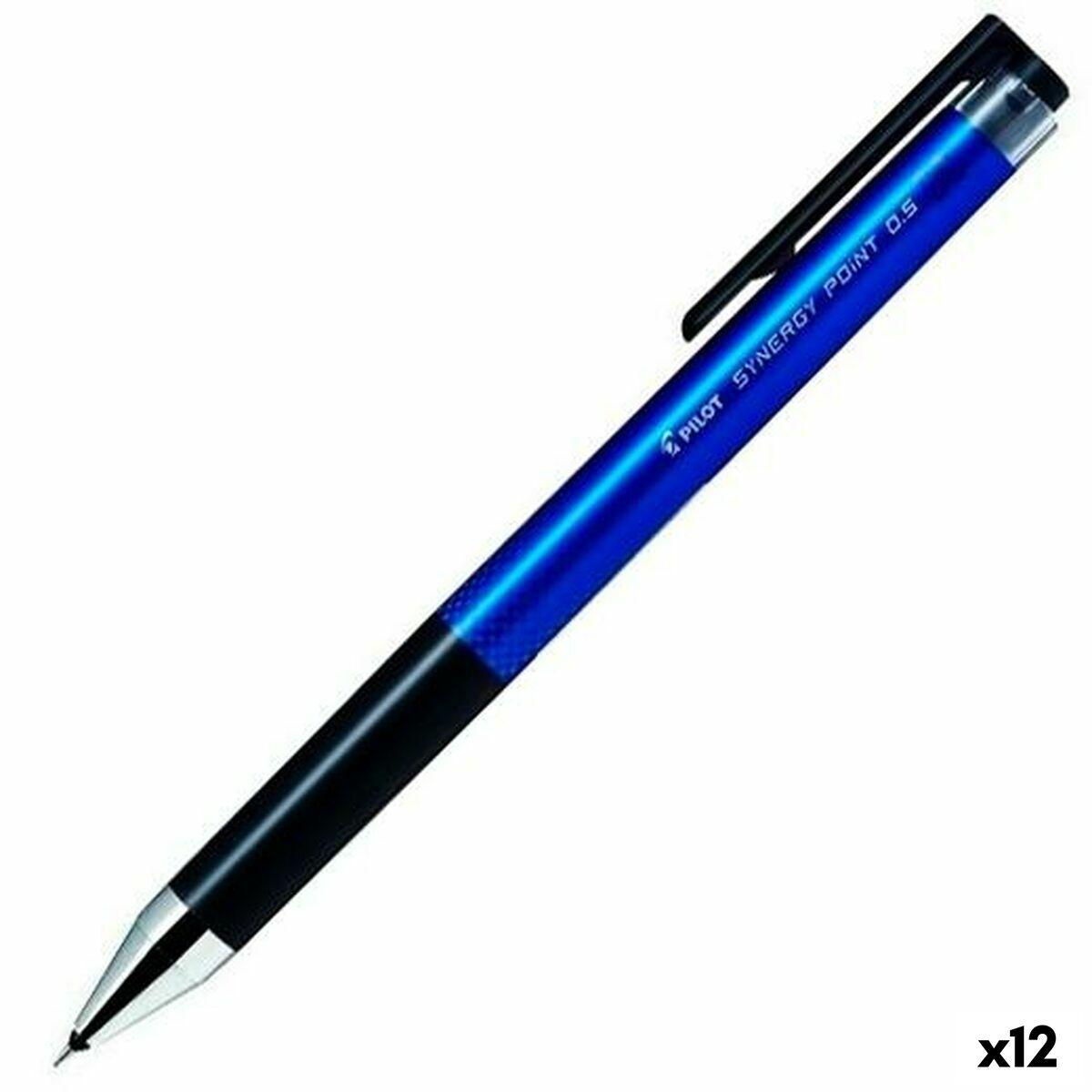 Pilot Synergy gelkuglepen blå 0,25 mm - 12 stk.