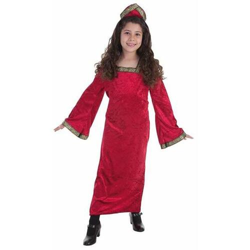 Kostume til børn Middelalder prinsesse (2 Dele) 7-9 år