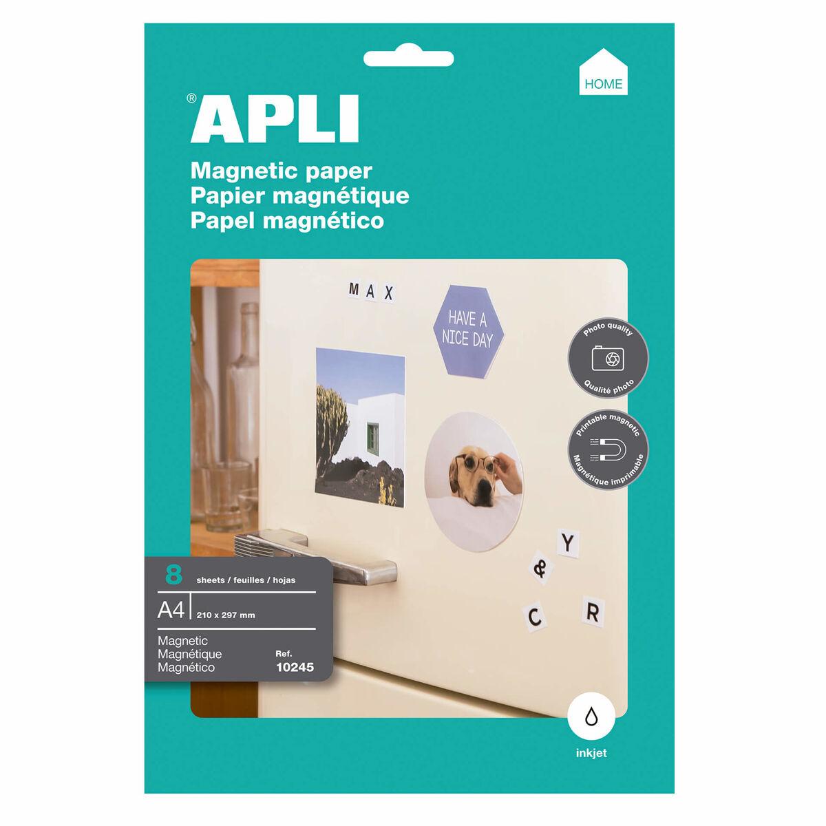 Printerpapir Apli Magnetisk A4 8 Ark