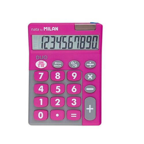 Lommeregner Milan Hvid Pink 14,5 x 10,6 x 2,1 cm