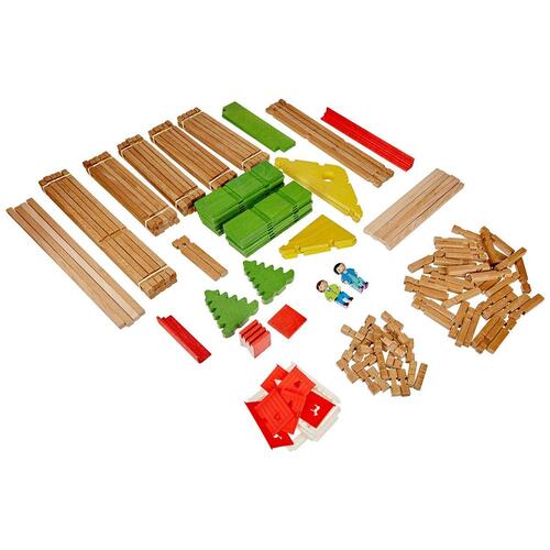 Jeujura My Wooden Chalet - træ playset til børn