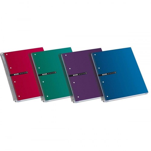 ENRI notesbog A4, 160 ark, multifarvet - 5 stk.