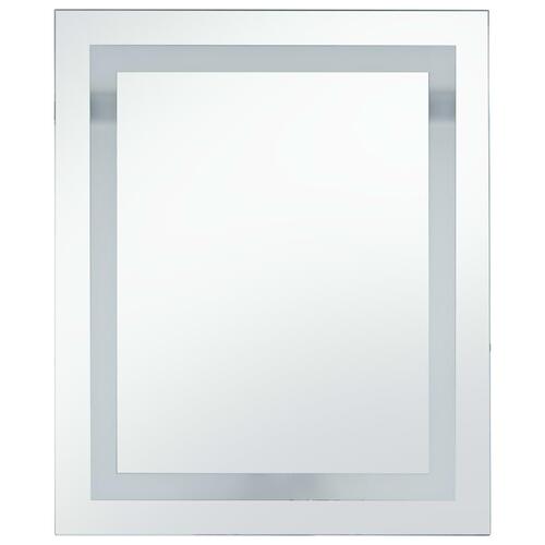 LED-vægspejl til badeværelset 60x80 cm