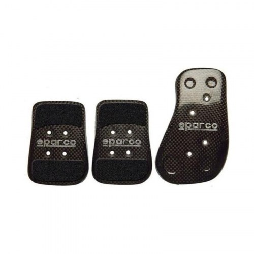 Bilpedaler Sparco 03783L - sæt med 3 stk., sort (universal)
