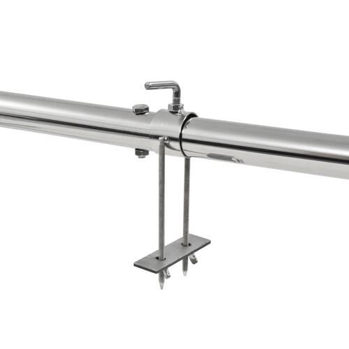 Automatisk grill med motor 150x46,5x82,5 cm rustfrit stål