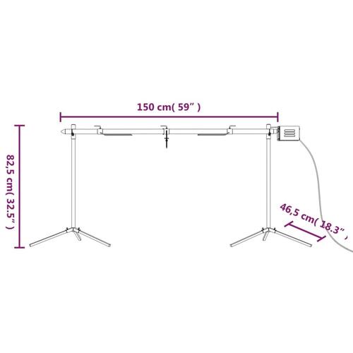Automatisk grill med motor 150x46,5x82,5 cm rustfrit stål