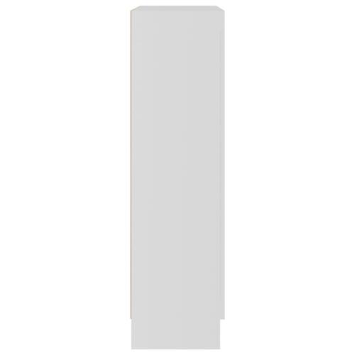 Vitrineskab 82,5x30,5x115 cm spånplade hvid