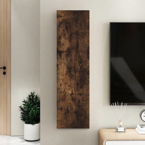 Væghængt tv-skab 30,5 x 30 x 110 cm - røget egetræsfarve