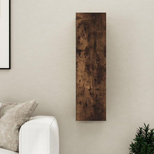 Væghængt tv-skab 30,5 x 30 x 110 cm - røget egetræsfarve