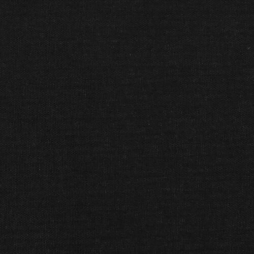 Kontinentalseng med madras 140x200 cm stof sort