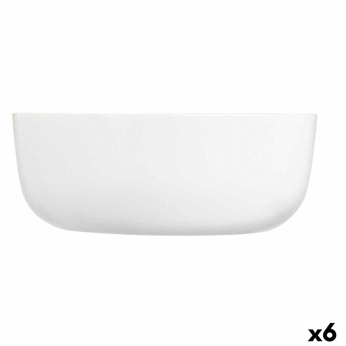 Luminarc Diwali hvid skål i glas 17,8 cm - 6 stk.