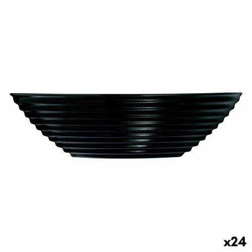 Luminarc Harena Negro skål - sort glas 16 cm (24 stk.)