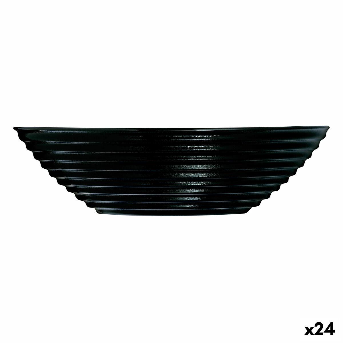 Luminarc Harena Negro skål - sort glas 16 cm (24 stk.)