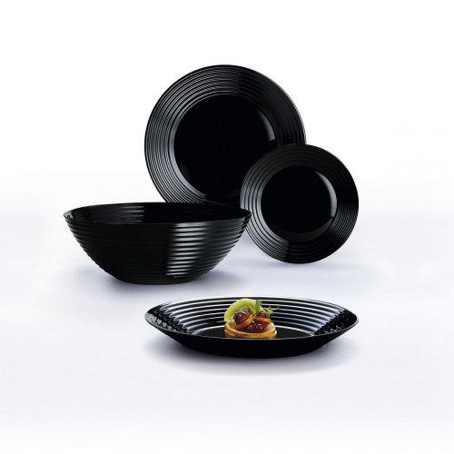 Luminarc Harena Negro skål - sort glas 16 cm (24 stk.)