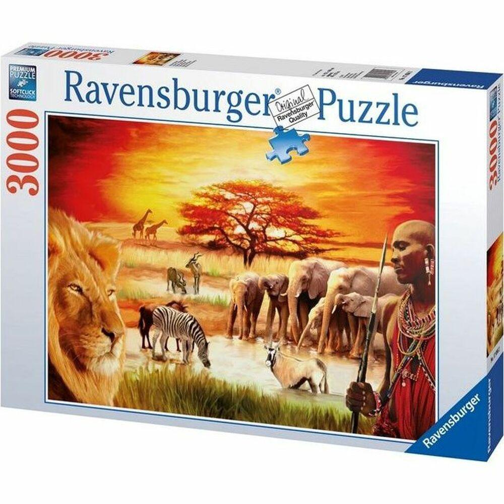 Puslespil Ravensburger Massai Pride 3000 Dele Kvalitet