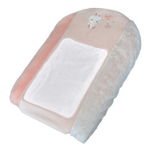 Puslepude Domiva - 50 × 75 cm, pink med kanin