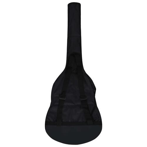 Guitartaske til 4/4 klassisk guitar 100x37 cm stof sort