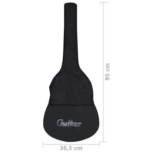 Guitartaske til 1/2 klassisk guitar 94x35 cm stof sort