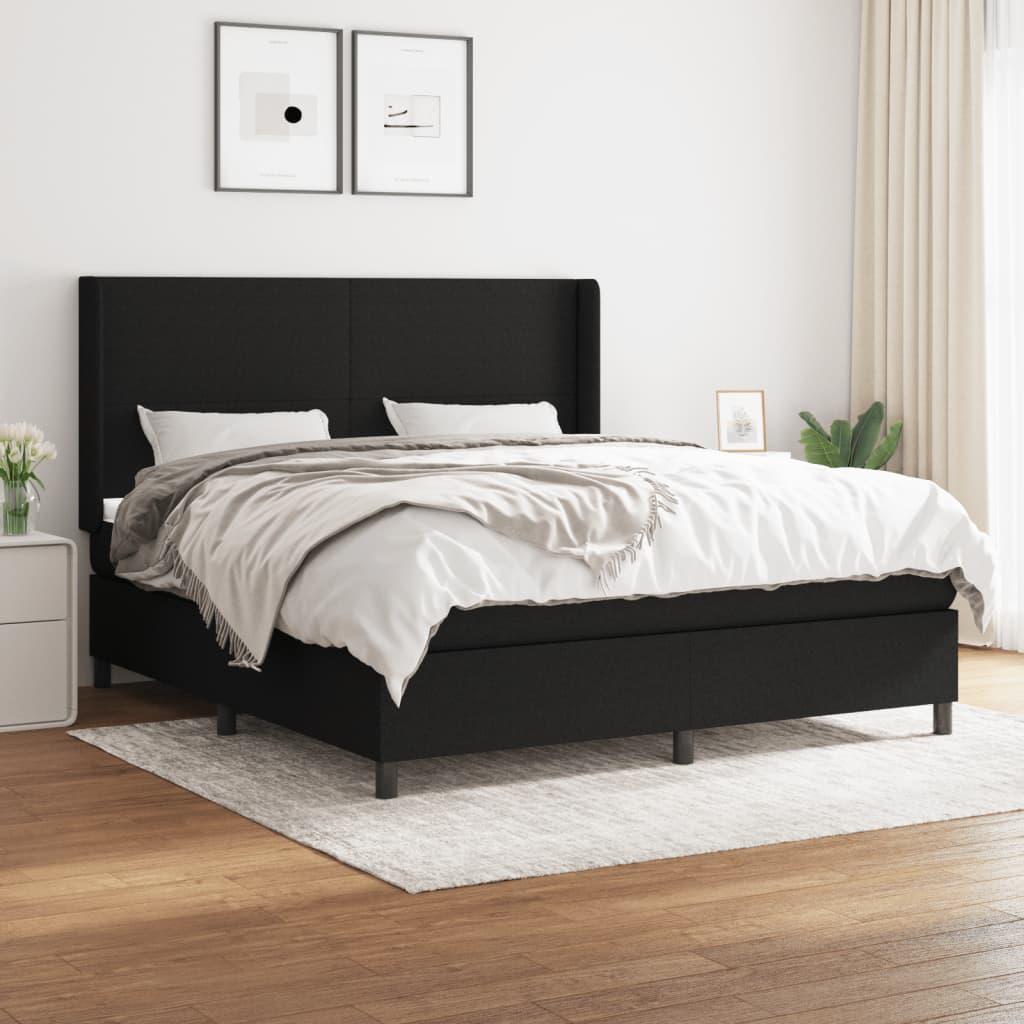 Kontinentalseng Med Madras 160x200 Stof Sort