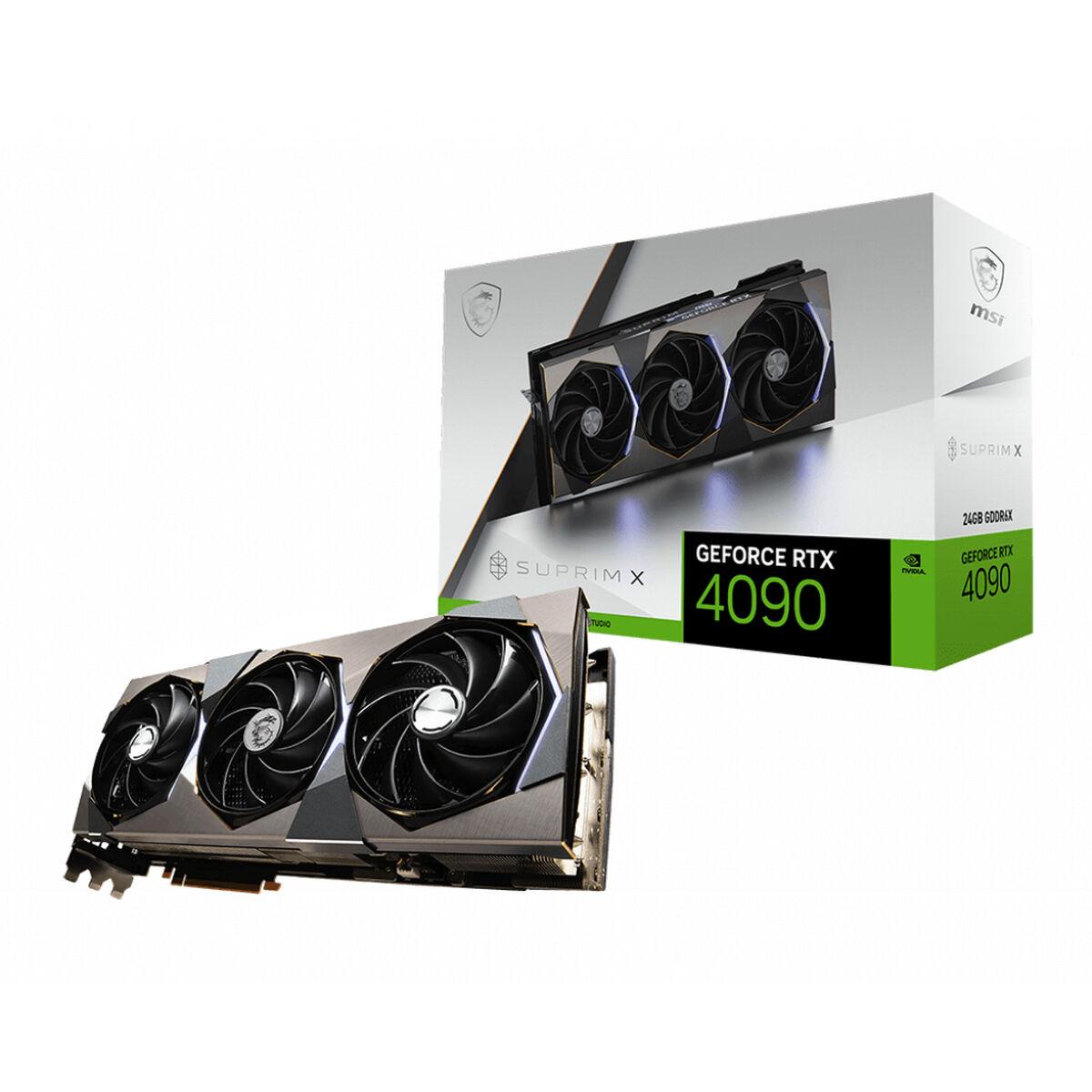 Grafikkort MSI GeForce RTX 4090 SUPRIM X 24G 24 GB GDDR6 NVIDIA GeForce RTX 4090