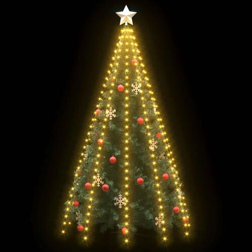 Lysnet til juletræ 300 lysdioder 300 cm