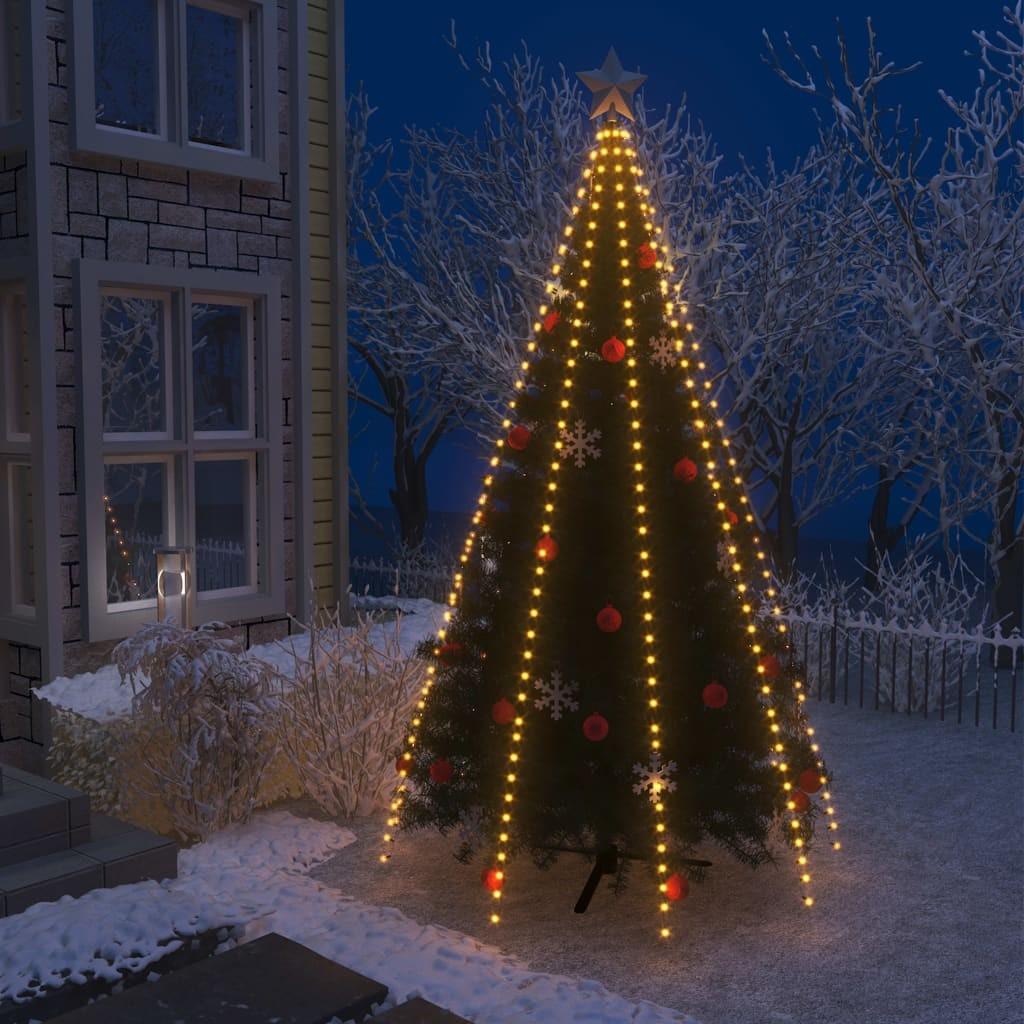 Lysnet til juletræ 400 lysdioder 400 cm