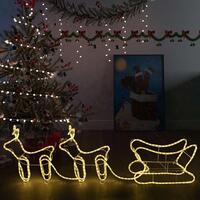 Rensdyr og kane udendørs juledekoration 576 LED'er