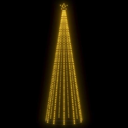 Lysende juletræ 160x500 cm 752 LED'er varmt hvidt lys