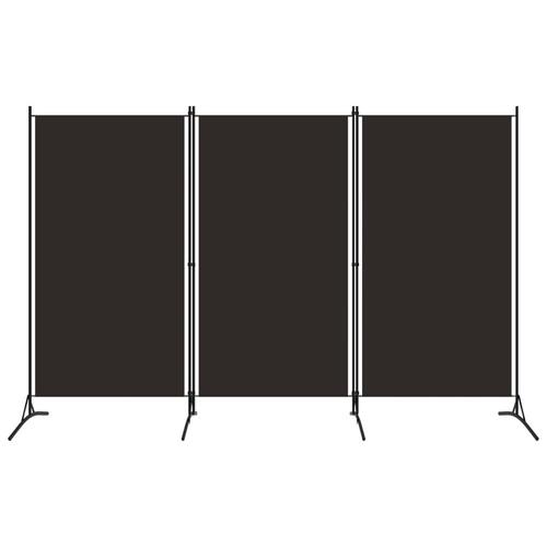 3-panels rumdeler 260 x 180 cm brun