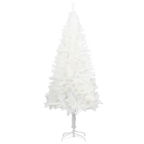 Kunstigt juletræ med naturtro nåle 120 cm - hvid
