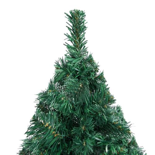 Kunstigt juletræ med tykke grene 150 cm PVC grøn