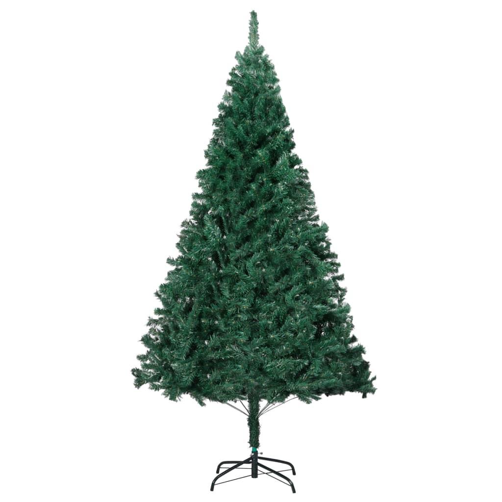 Kunstigt juletræ med tykke grene 180 cm PVC grøn