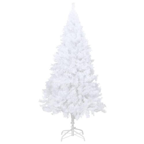 Kunstigt juletræ med tykke grene 150 cm PVC hvid