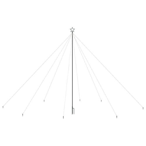 Juletræ vandfaldsdesign LED indendørs/udendørs 800 LED-lys 5 m